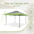 Sunshine Valley 13-ft x 13-ft Square Green Pop-up canopy