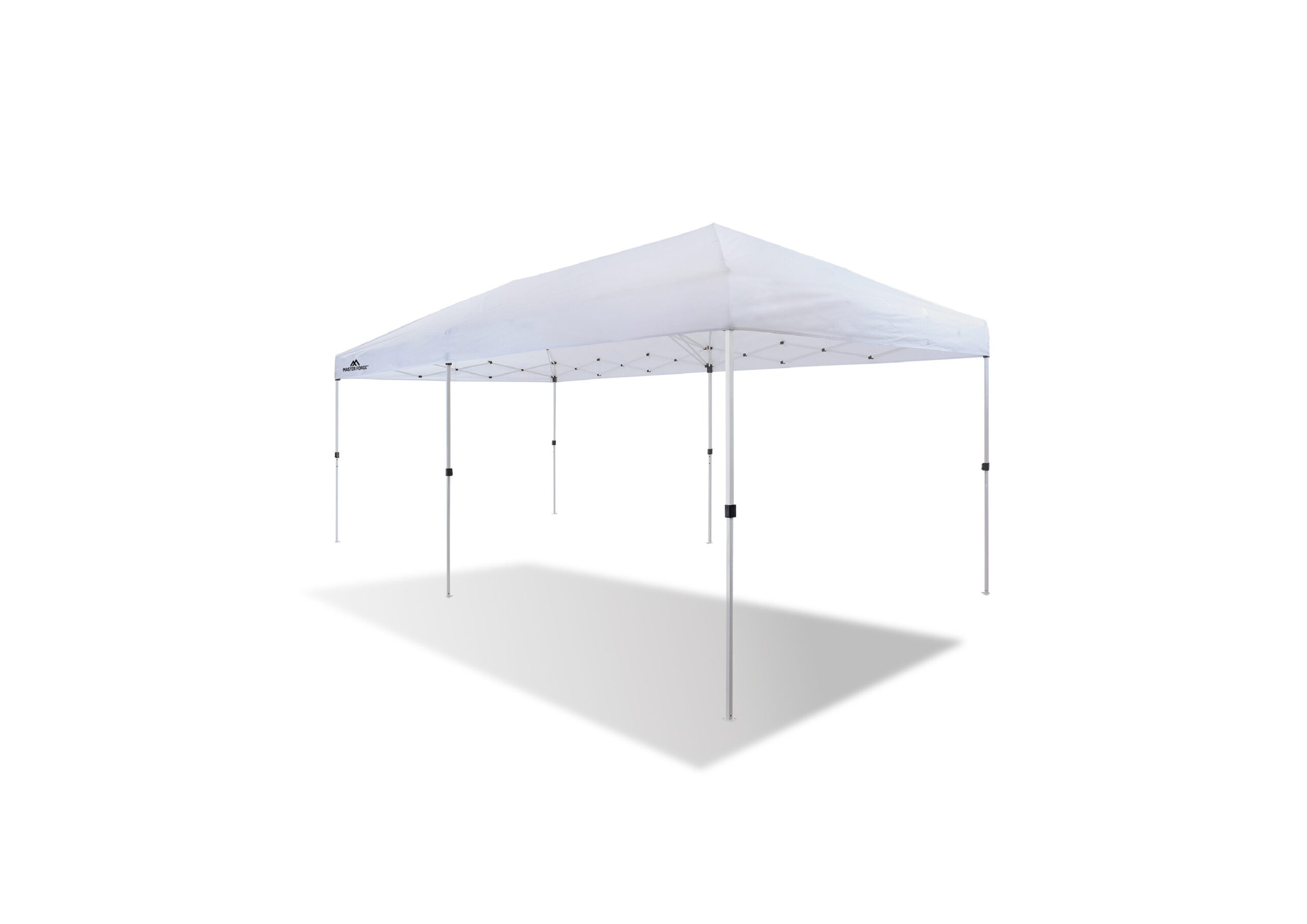 Master Forge 20-ft x 10-ft Rectangle White Pop-up canopy Master Forge 20-ft x 10-ft Rectangle White Pop-up canopy