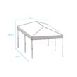 Master Forge 20-ft x 10-ft Rectangle White Pop-up canopy Master Forge 20-ft x 10-ft Rectangle White Pop-up canopy