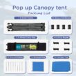 Sunshine Valley 10-ft x 10-ft Square Blue Pop-up canopy
