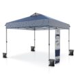 Sunshine Valley 10-ft x 10-ft Square Gray Blue Pop-up canopy