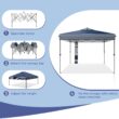 Sunshine Valley 10-ft x 10-ft Square Gray Blue Pop-up canopy