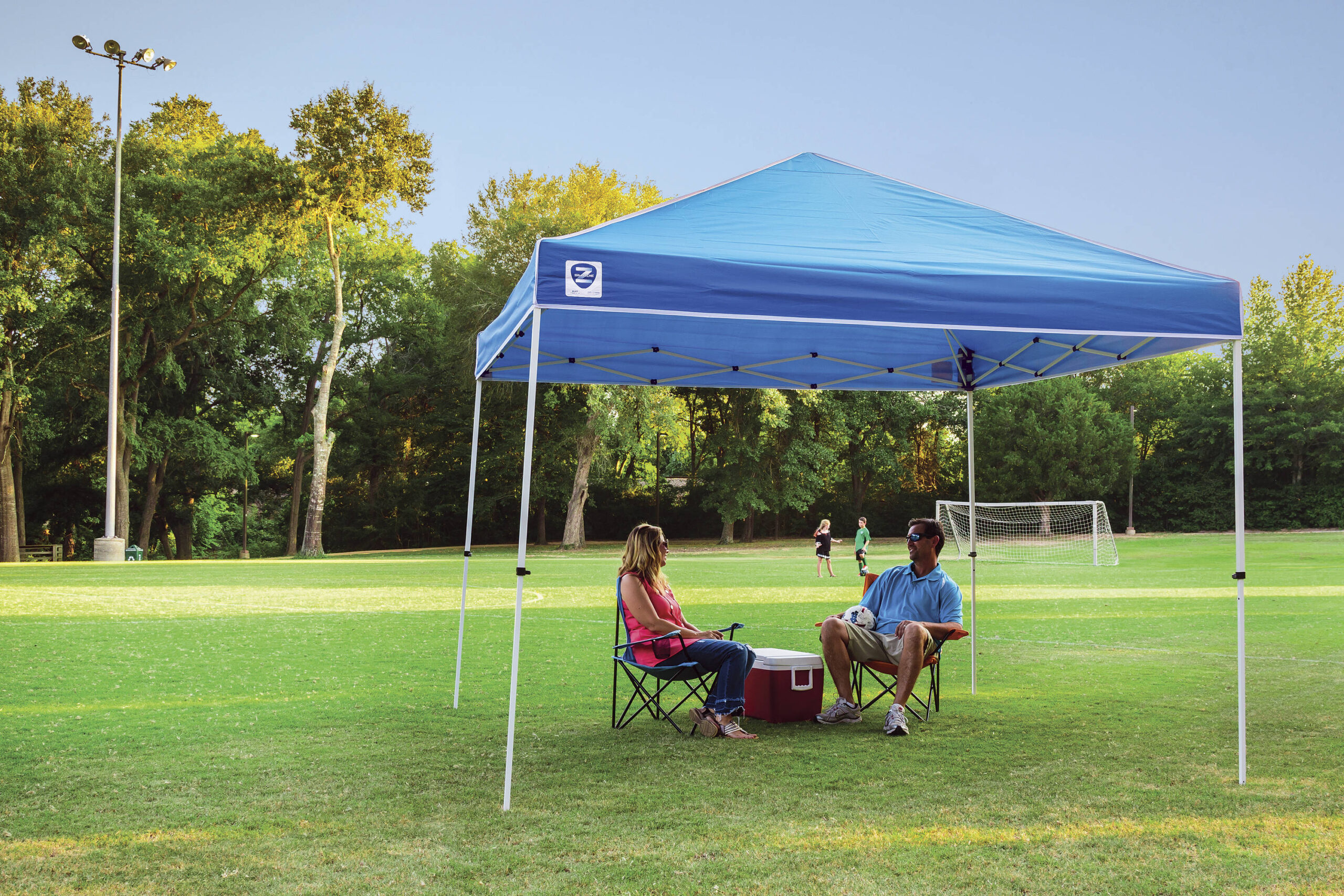 Z-Shade 10-ft x 10-ft Square White Pop-up canopy Z-Shade 10-ft x 10-ft Square White Pop-up canopy