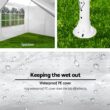 LIVIZA 30-ft x 10-ft Rectangle White Party canopy