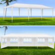 LIVIZA 30-ft x 10-ft Rectangle White Party canopy
