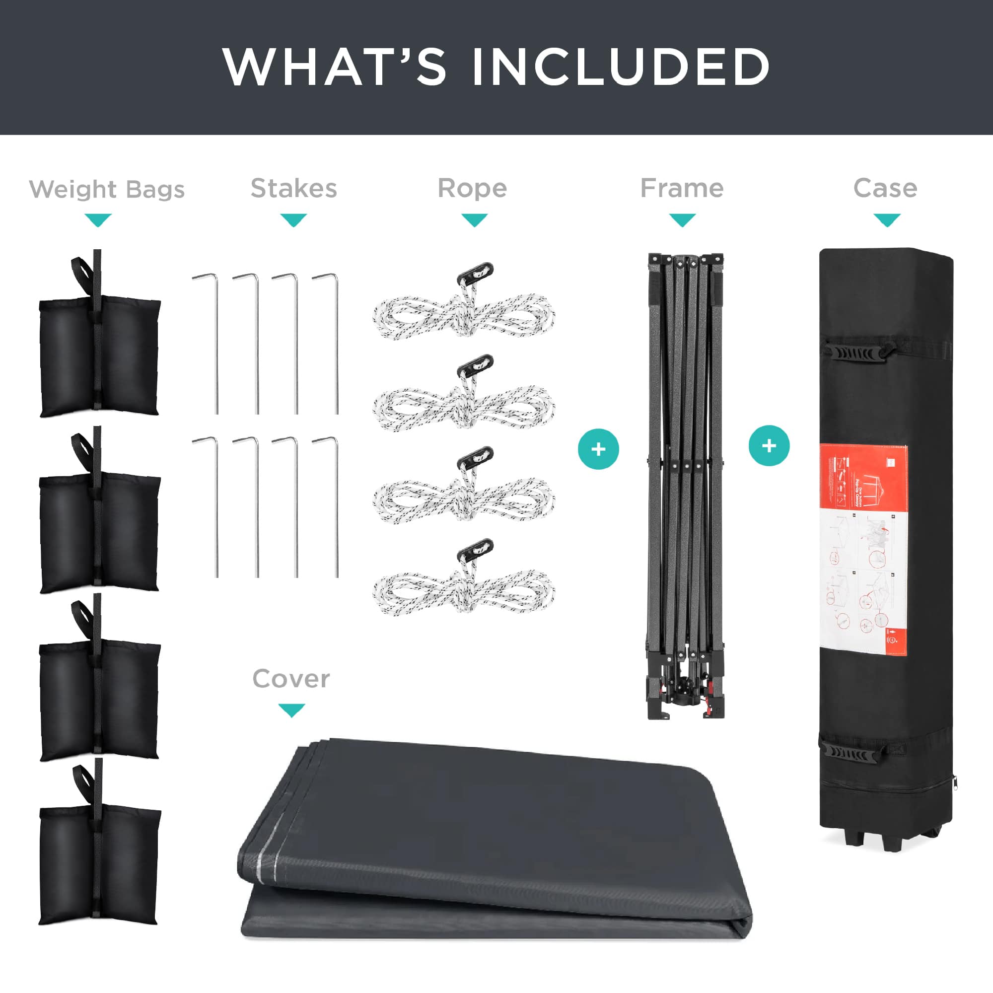 Best Choice Products 10x10ft Easy Setup Pop Up Canopy w/ 1-Button Setup Wheeled Case 4 Weight Bags - Gray Best Choice Products 10x10ft Easy Setup Pop Up Canopy w/ 1-Button Setup Wheeled Case 4 Weight Bags - Gray