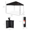 Best Choice Products 10x10ft Easy Setup Pop Up Canopy w/ 1-Button Setup Wheeled Case 4 Weight Bags - Gray Best Choice Products 10x10ft Easy Setup Pop Up Canopy w/ 1-Button Setup Wheeled Case 4 Weight Bags - Gray