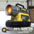 DEWALT 90000 -BTU Forced air Indoor/Outdoor Kerosene Heater