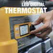 DEWALT 90000 -BTU Forced air Indoor/Outdoor Kerosene Heater