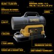 DEWALT 90000 -BTU Forced air Indoor/Outdoor Kerosene Heater