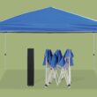 Z-Shade 12-ft x 12-ft Square White Pop-up canopy