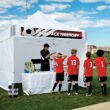 E-Z UP 10-ft x 10-ft Square White Pop-up canopy
