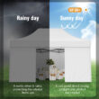 Sunshine Valley 15-ft x 10-ft Rectangle White Pop-up canopy