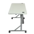 Hampden Furnishings 2-ft x 6-ft Indoor or outdoor Rectangle Polypropylene Gray Folding utility table 4 -Person Hampden Furnishings 2-ft x 6-ft Indoor or outdoor Rectangle Polypropylene Gray Folding utility table 4 -Person