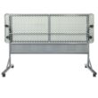 Hampden Furnishings 2-ft x 6-ft Indoor or outdoor Rectangle Polypropylene Gray Folding utility table 4 -Person Hampden Furnishings 2-ft x 6-ft Indoor or outdoor Rectangle Polypropylene Gray Folding utility table 4 -Person