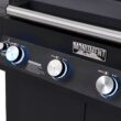 Monument Denali 425 Black 4 -Burner Liquid Propane Gas Grill 1 -Side Burner