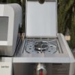 Monument Mesa 305 Stainless Steel 3 -Burner Liquid Propane Gas Grill 1 -Side Burner