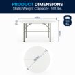 Flash Furniture 5.04-ft x 5.04-ft Fold-in-Half Indoor Round Plastic White Folding banquet table 6 -Person