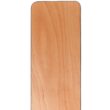 Emma + Oliver 8-Foot Rectangular Wood Folding Training / Seminar Table with Clear Coated Top
