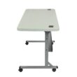Hampden Furnishings 2-ft x 5-ft Indoor or outdoor Rectangle Polypropylene Gray Folding utility table 3 -Person