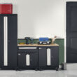 ClosetMaid ProGarage 26.8-in W x 32.7-in H x 18-in D Freestanding Steel Garage Cabinet in Black