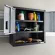 Gladiator Ready-to-Assemble 3/4 Door Wall GearBox 28-in W x 28-in H x 12-in D Wall-mounted Steel Garage Cabinet in Gray
