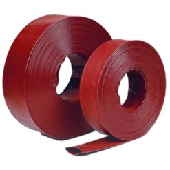 HydroMaxx 3-in ID x 100-ft PVC Red Flat discharge hose