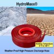 HydroMaxx 3-in ID x 100-ft PVC Red Flat discharge hose