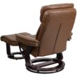 Flash Furniture Palomino Faux leather Upholstered Swivel Recliner with Ottoman Set