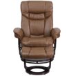 Flash Furniture Palomino Faux leather Upholstered Swivel Recliner with Ottoman Set