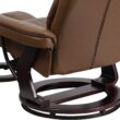 Flash Furniture Palomino Faux leather Upholstered Swivel Recliner with Ottoman Set