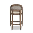 Jennifer Taylor Home Taupe Beige 26.0-in H Counter height Upholstered Wood Bar Stool