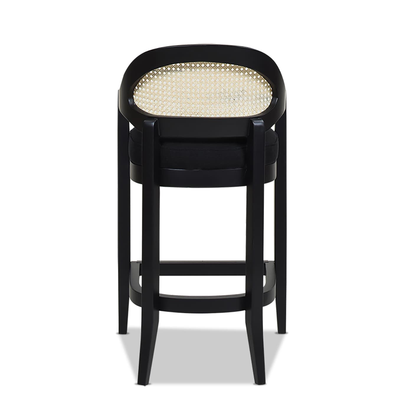 Jennifer Taylor Home Jet Black 26.0-in H Counter height Upholstered Wood Bar Stool Jennifer Taylor Home Jet Black 26.0-in H Counter height Upholstered Wood Bar Stool