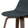 Simpli Home Distressed Blue 26.38-in H Counter height Upholstered Wood Bar Stool 2 -Pack