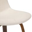 Simpli Home Natural 26.4-in H Counter height Upholstered Wood Bar Stool 2 -Pack