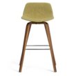 Simpli Home Acid Green 26.38-in H Counter height Upholstered Wood Bar Stool 2 -Pack