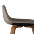 Simpli Home Distressed Grey 26.4-in H Counter height Upholstered Wood Bar Stool 2 -Pack