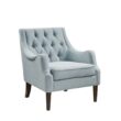 Madison Park Casual Dusty Blue Accent Chair