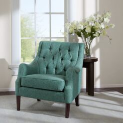 Madison Park Casual Teal Accent Chair