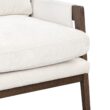 Roundhill Furniture Kelly Modern White Velvet Accent Chair