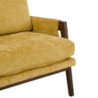 Roundhill Furniture Kelly Modern Yellow Velvet Accent Chair