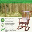 International Concepts Casual Cherry Rocking Chair