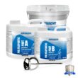 Armorpoxy Commercial Grade, Ultra Thick, 2 Layer 2-part Clear - Polyaspartic Polyaspartic Concrete and Garage Floor Paint ( 2-gallon )