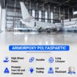 Armorpoxy Commercial Grade, Ultra Thick, 2 Layer 2-part Clear - Polyaspartic Polyaspartic Concrete and Garage Floor Paint ( 2-gallon )