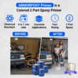 Armorpoxy Epoxy Primer 2-part Light Gray Epoxy Concrete and Garage Floor Paint ( 2-gallon )