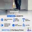 Armorpoxy Epoxy Primer 2-part Light Gray Epoxy Concrete and Garage Floor Paint ( 2-gallon )