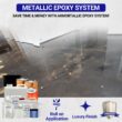 Armorpoxy Metallic Epoxy Kit 2-part Dolphin Epoxy Concrete and Garage Floor Paint ( 3-gallon )