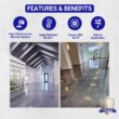 Armorpoxy Metallic Epoxy Kit 2-part Dolphin Epoxy Concrete and Garage Floor Paint ( 3-gallon )