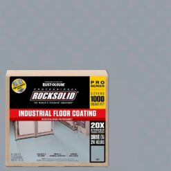 Rust-Oleum RockSolid Professional Industrial Floor 2-part Gray Polycuramine Concrete and Garage Floor Paint ( Kit )