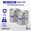 Armorpoxy Oil Stop Primer 2-part Brown/Black Epoxy Concrete and Garage Floor Paint ( 2-gallon )